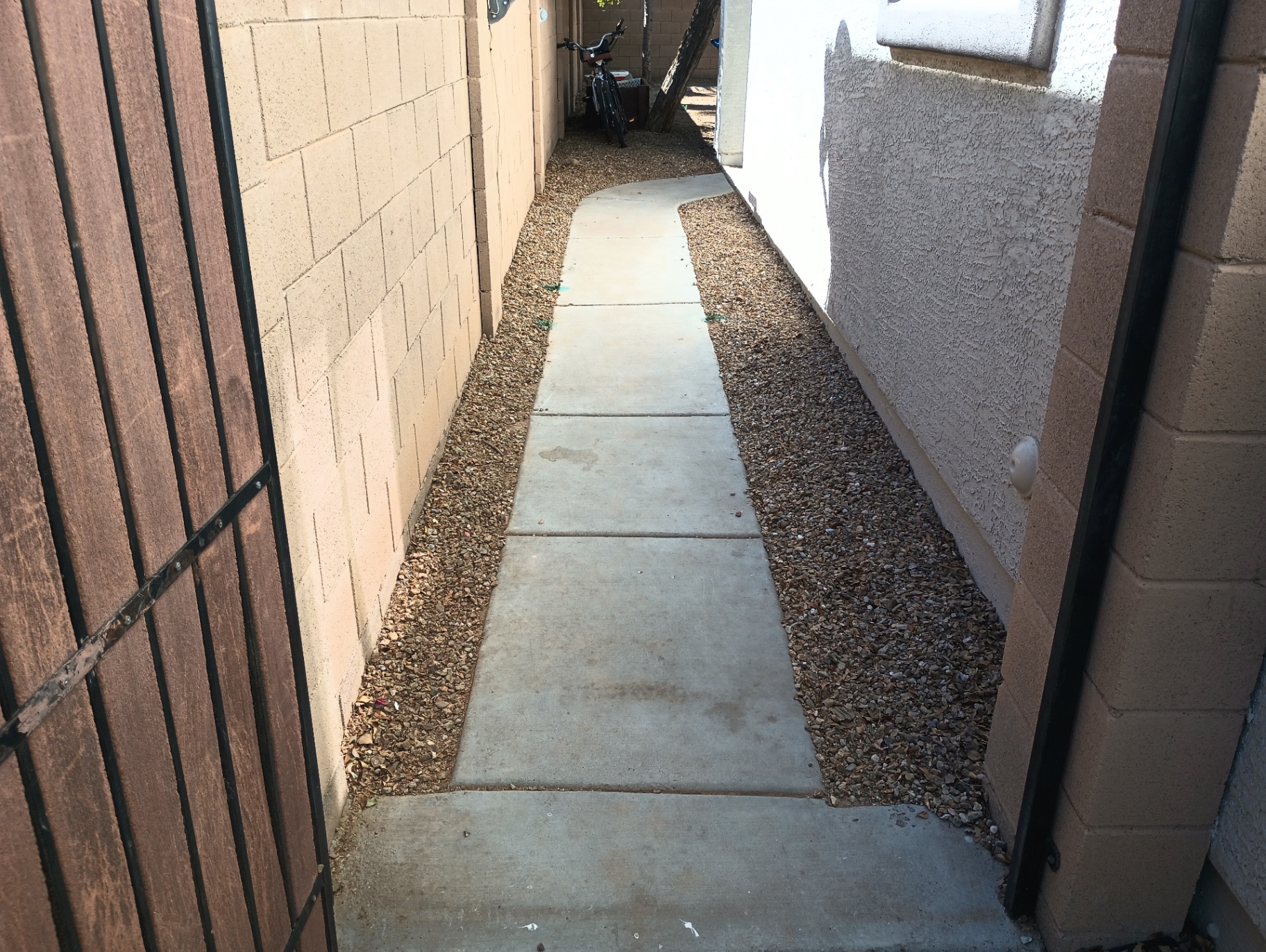 Leaf Removal & Walkway Cleanup after